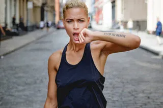 Science of Apparel Pasteur Tank - Navy Versatile Style