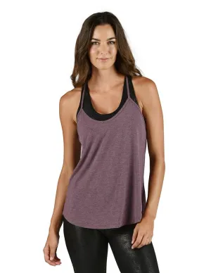 Glyder Free Flow Tank - Blackberry Wine Heather Silicome Grip Hygienic Lining