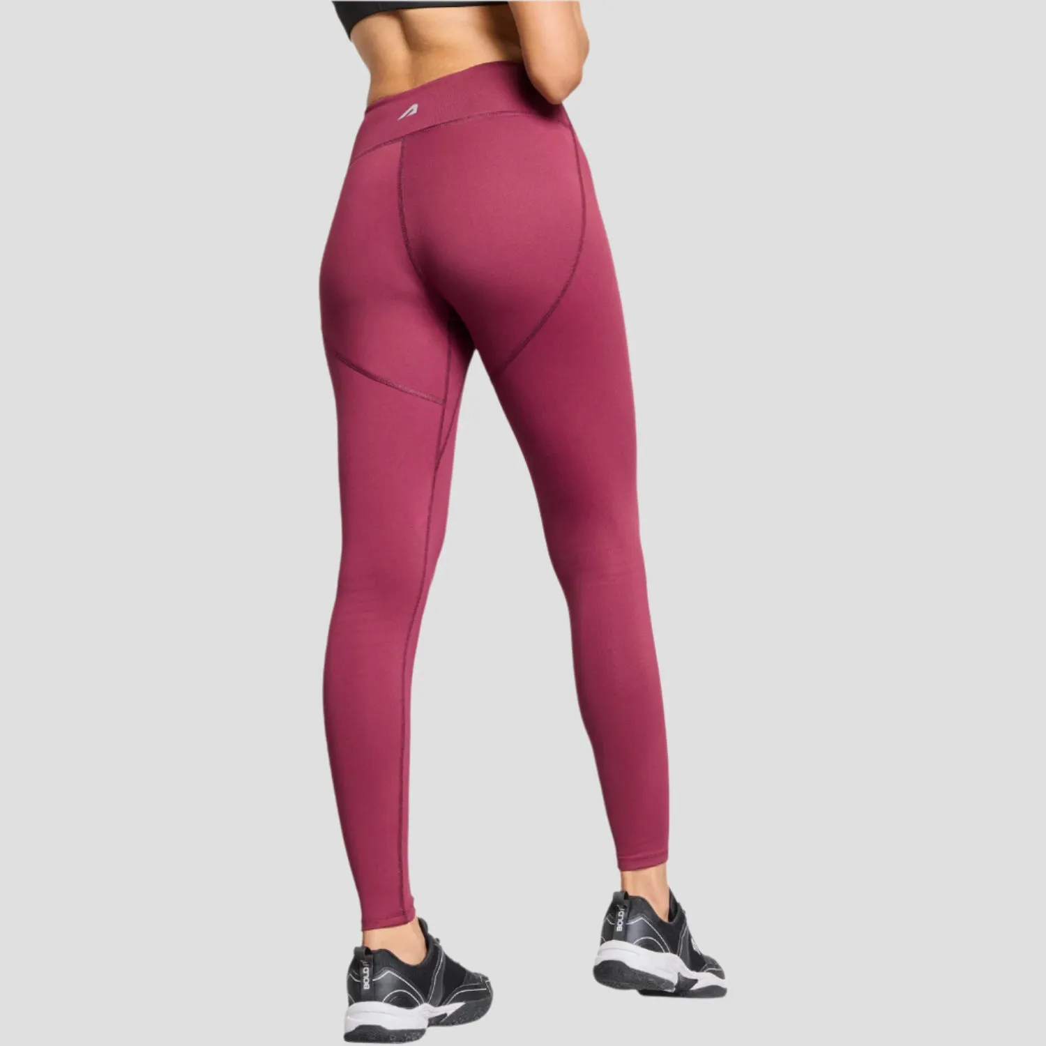 Thermal Warm Travel Enthusiast Womens Limitless Leggings - Burgundy