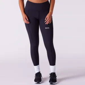 Women's Fly High Rise Full Length Legging - Black Wool Fit