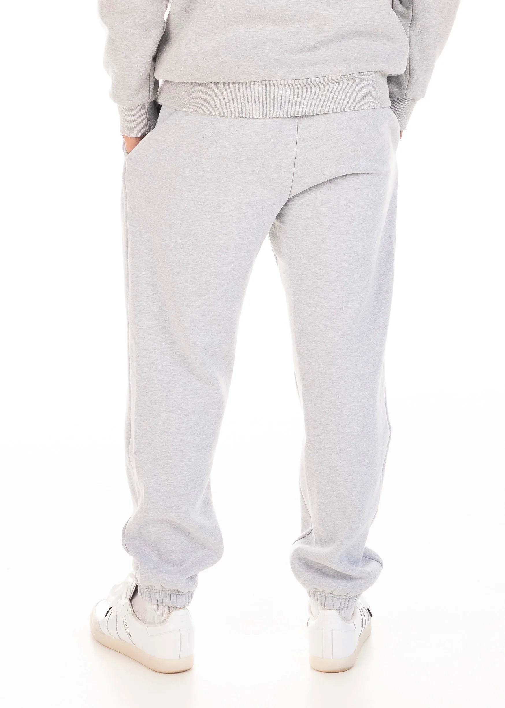 VELO OVERSIZED TRACKPANTS - MARL GREY Planet Care Ventilated Back Panels