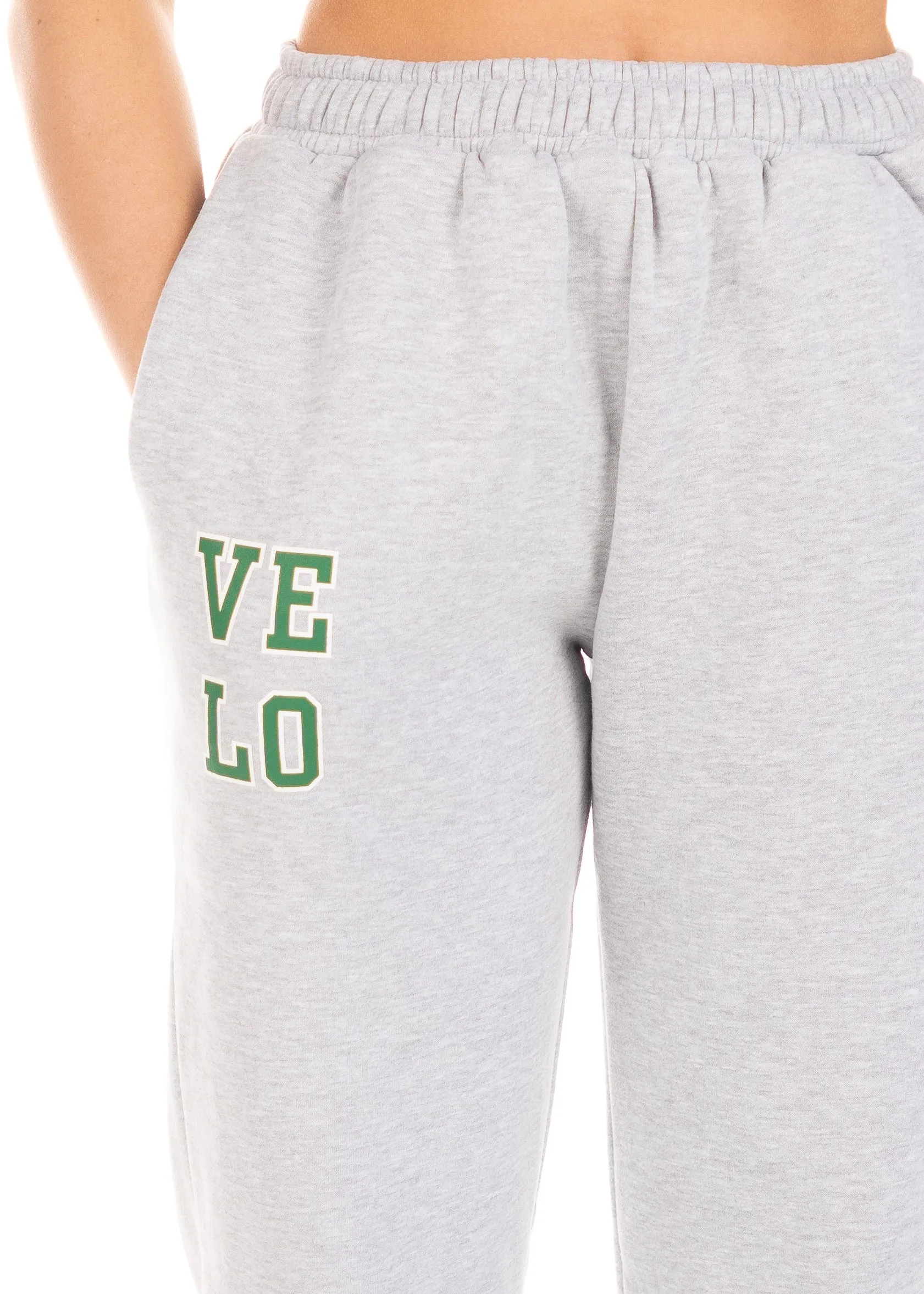 Parisian Chic Sky Cool VELO OVERSIZED TRACKPANTS - MARL GREY