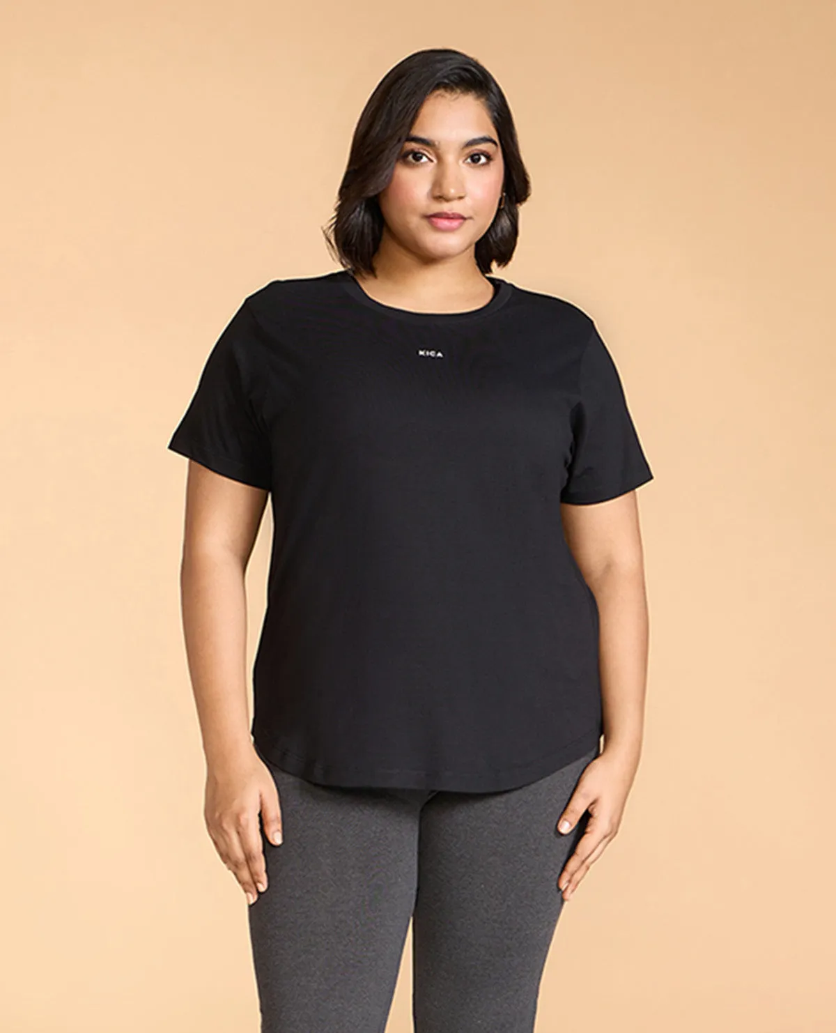 Organic Cotton Women Solid Cotton Essential Top