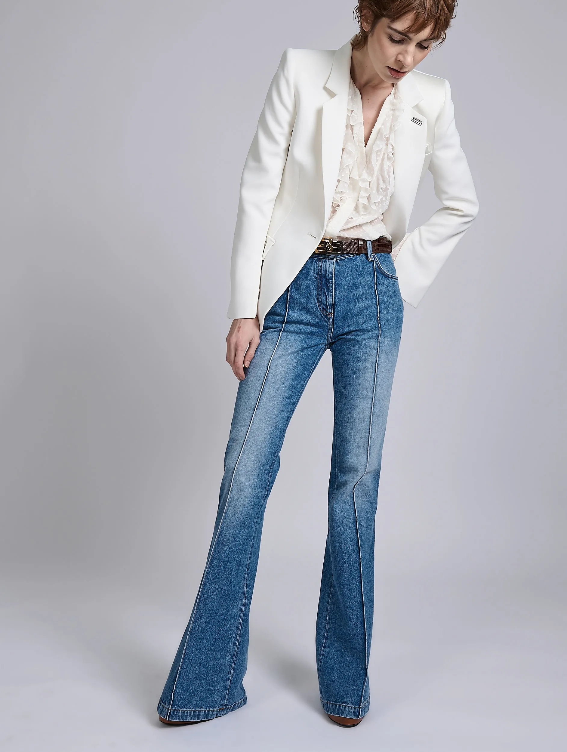Functional Ease Odor control Blue denim bootcut jeans