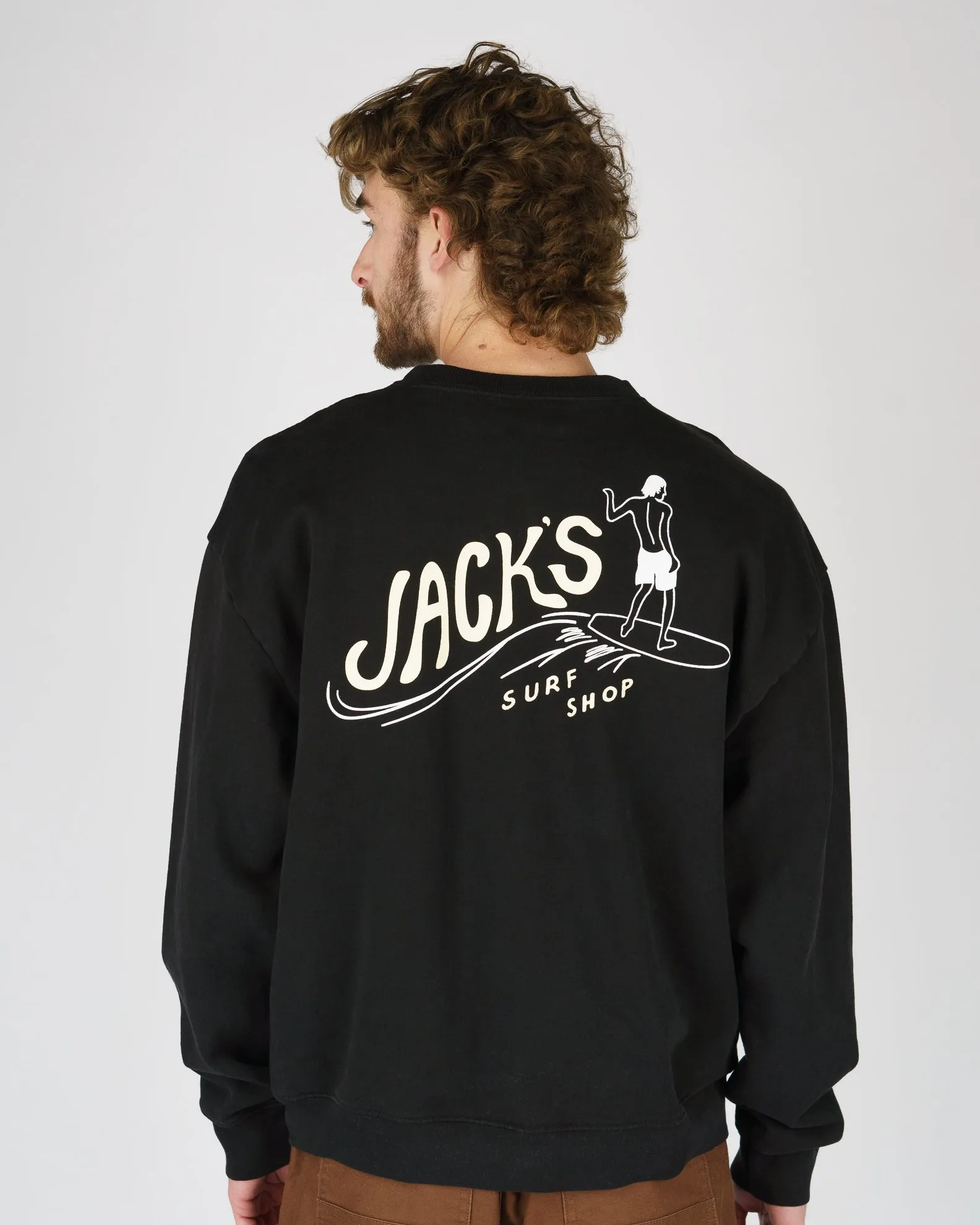 product urban style quotient Bobber Heavyweight Crewneck - Black