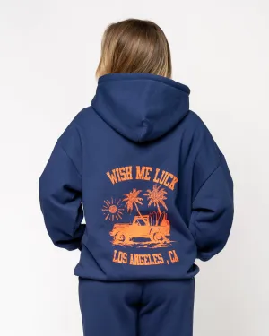Comfort Hoodie Sunny Ride Pullover Hoodie - Blue