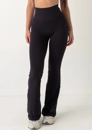 Dry Fit EVERYDAY FLARED LEGGINGS TALL - BLACK