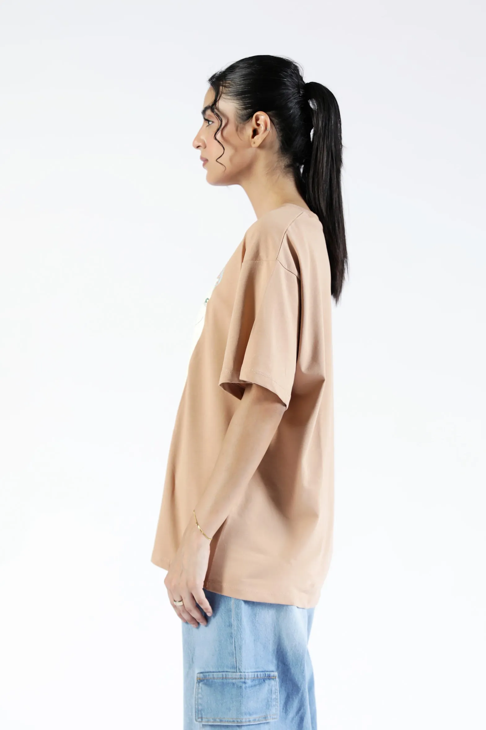 Reflective details PressureRelief Seams GRAPHIC OVERSIZED TEE