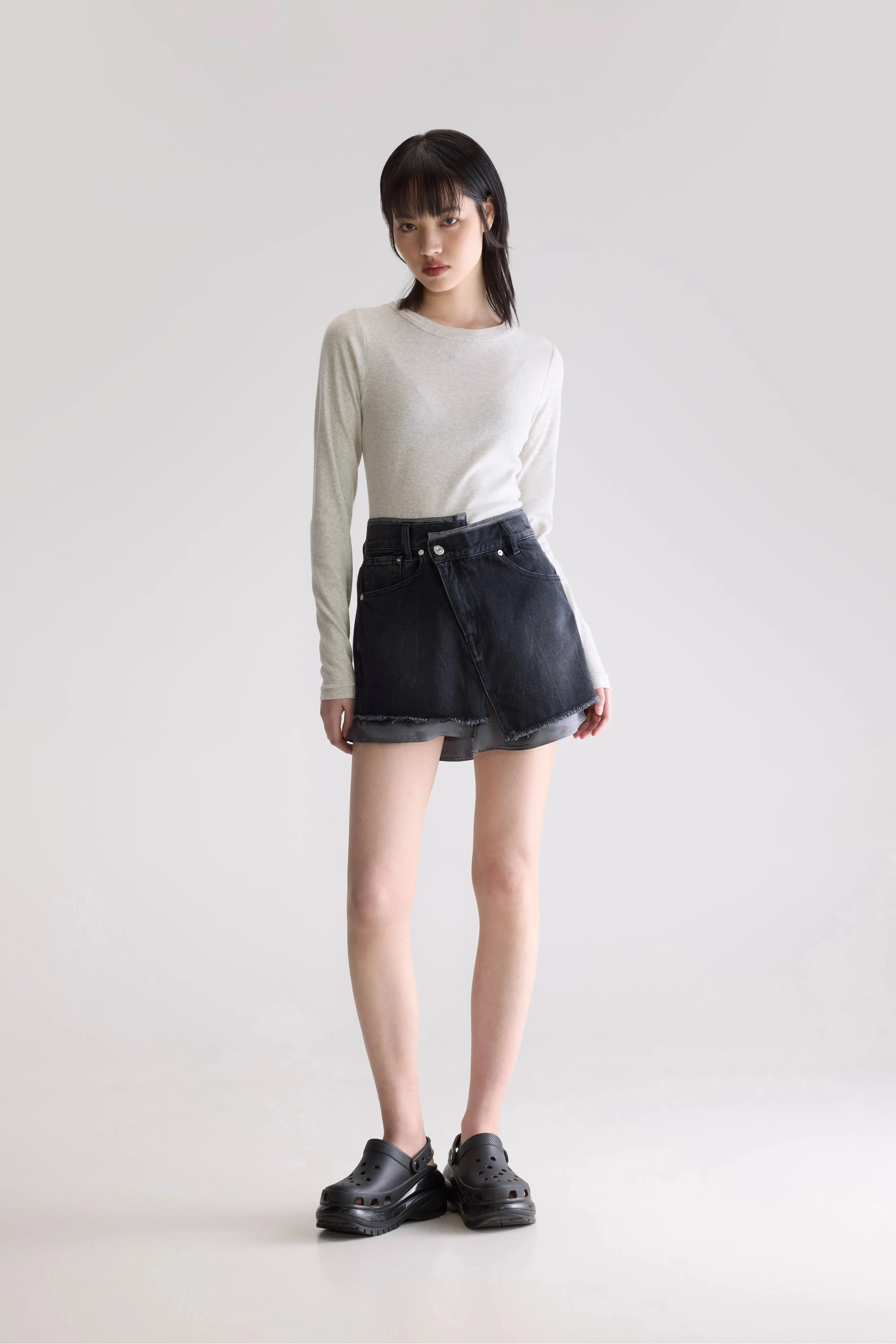 ThermalRegulation Prissy mini skirt (252 / W / USED BLACK)