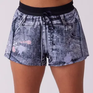 Gothic style Women's Pace 2" Lined Full Split Short - Womens Jort