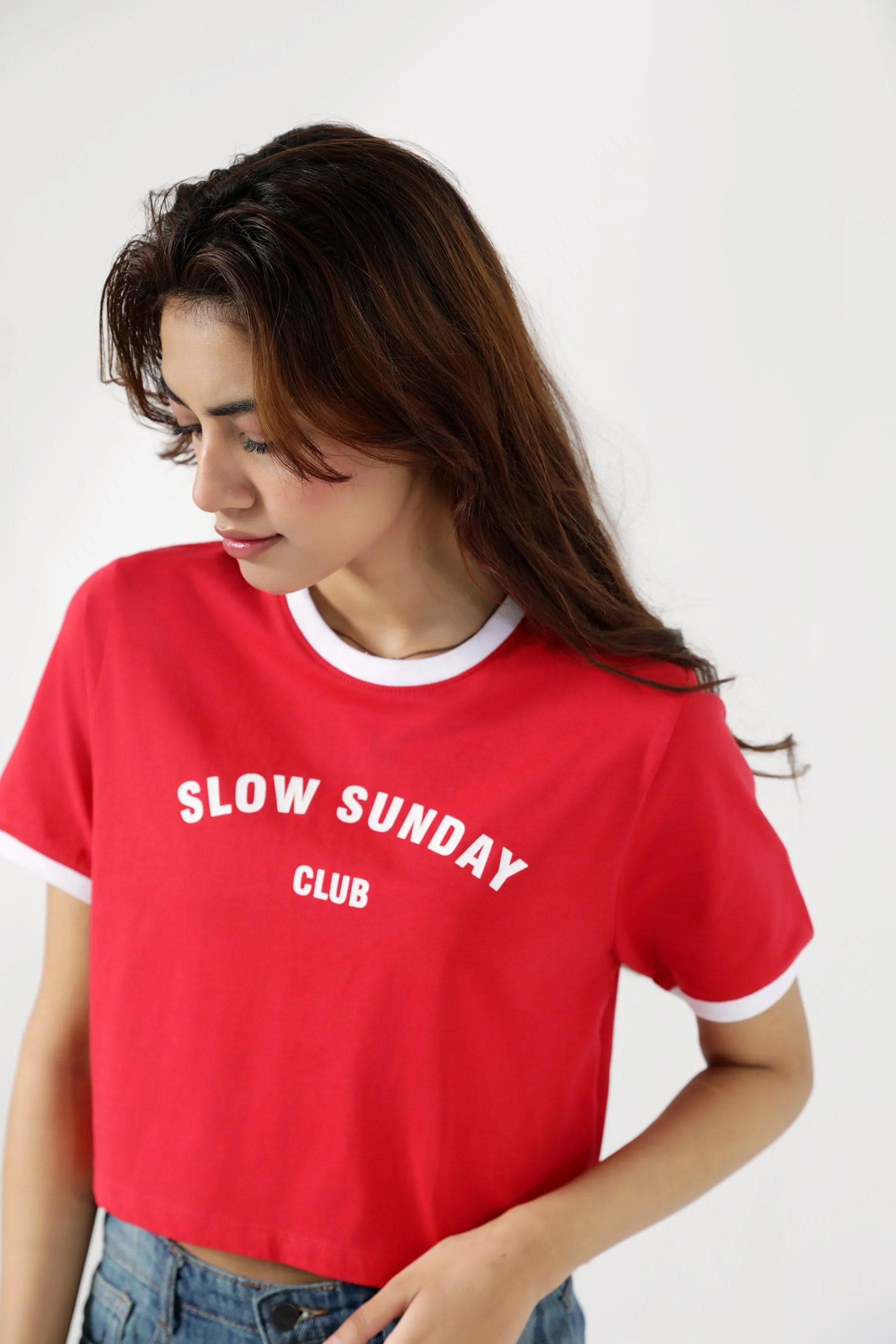 Smart Look CROPPED GRAPHIC TEE