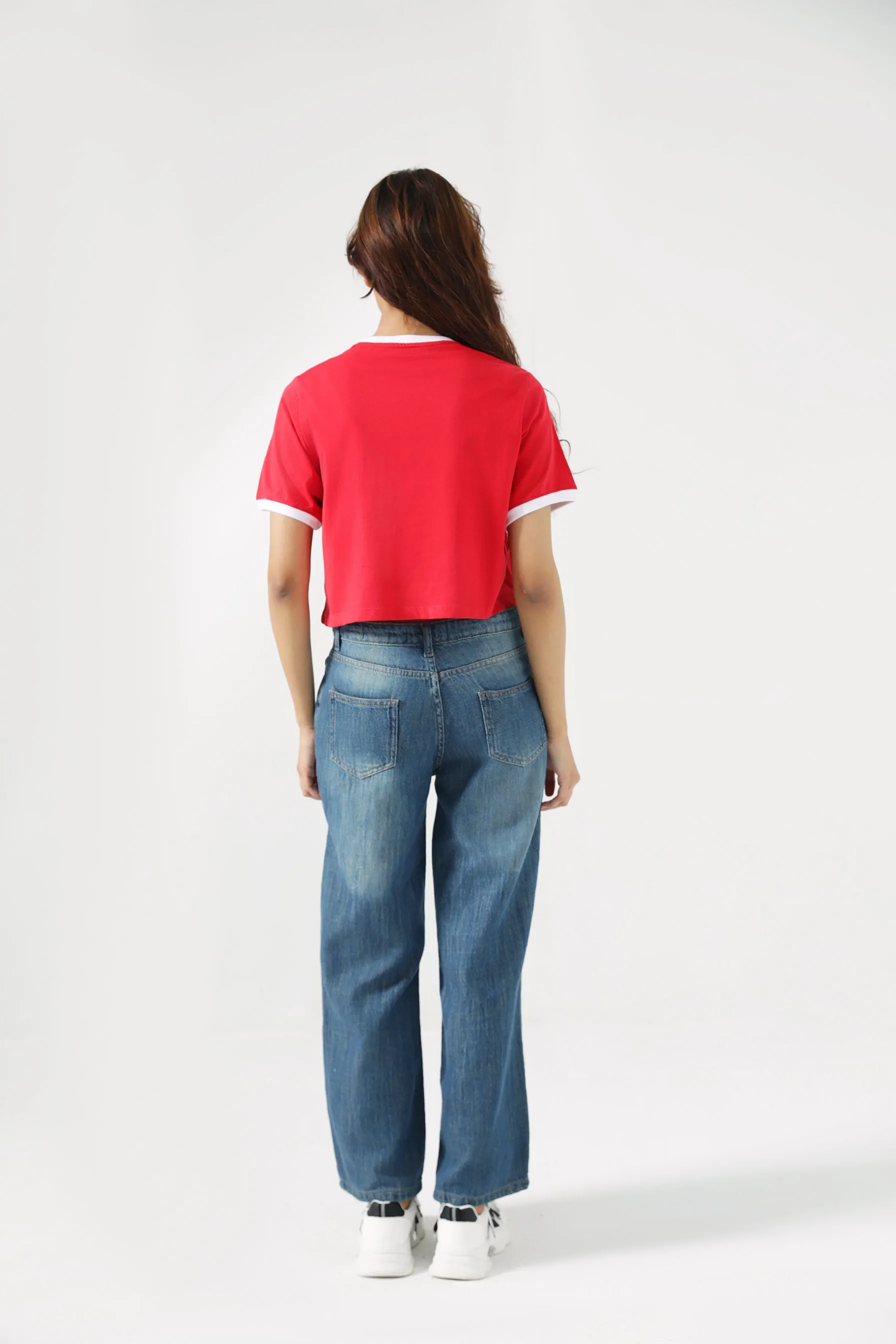 Moon Beam CROPPED GRAPHIC TEE