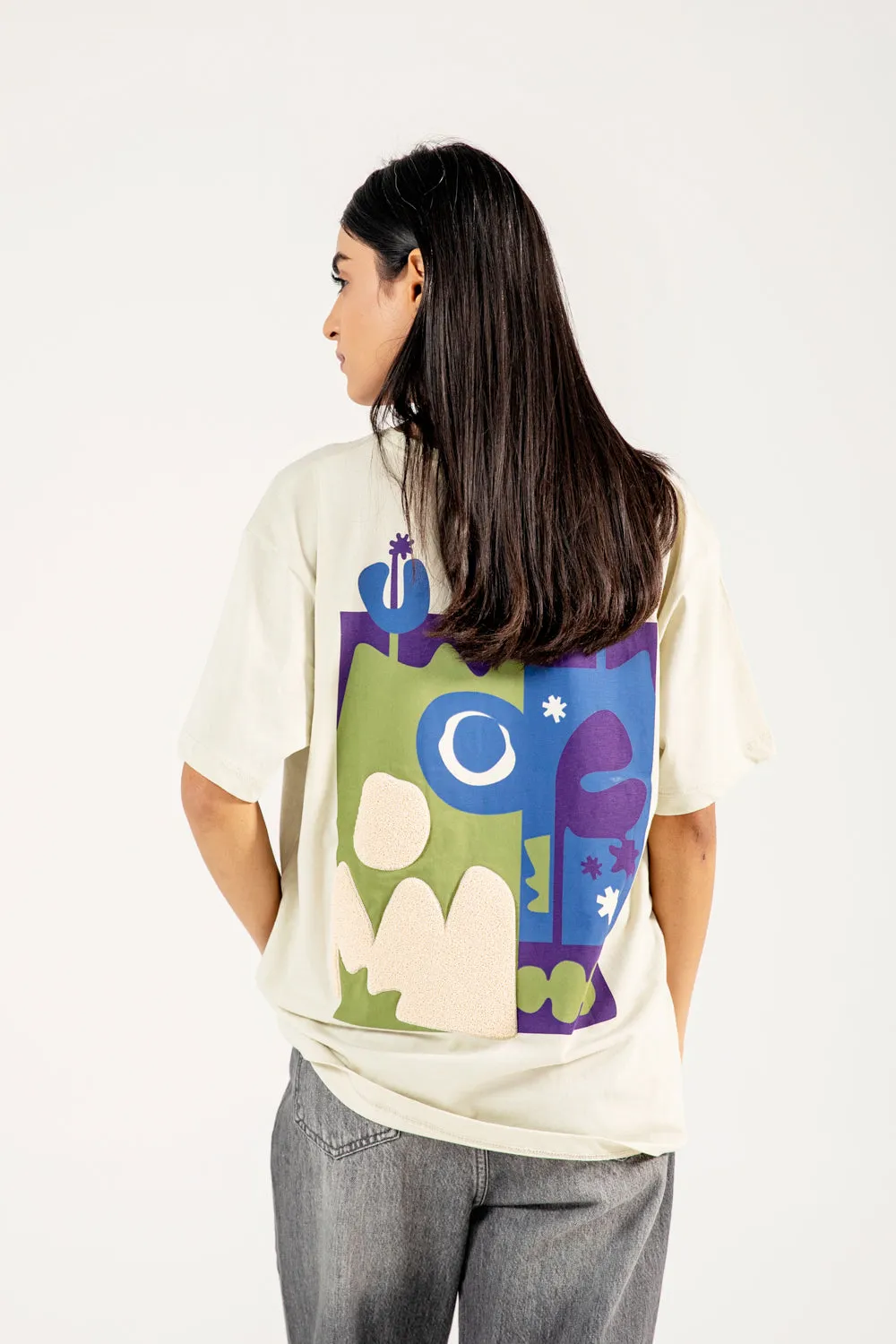 TOWEL EMBROIDERY GRAPHIC TEE Legend Glow