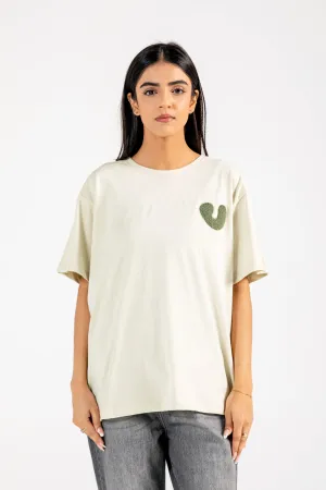 SweatWickingLining FadeResistantDye TOWEL EMBROIDERY GRAPHIC TEE