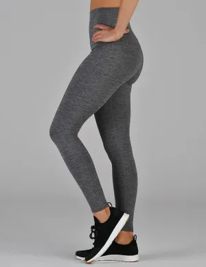 Glyder High Waist Pure Legging - Stone Heather Soft Touch Summer Wear Slimming Stretch
