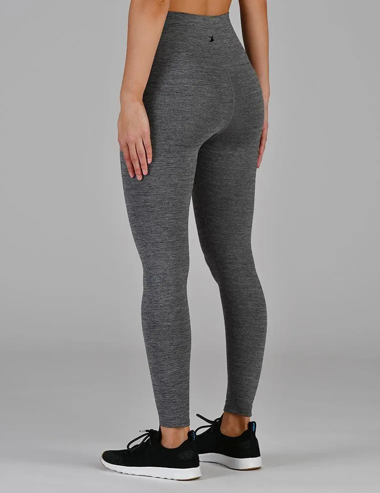 Home Ready Clean Cut Glyder High Waist Pure Legging - Stone Heather