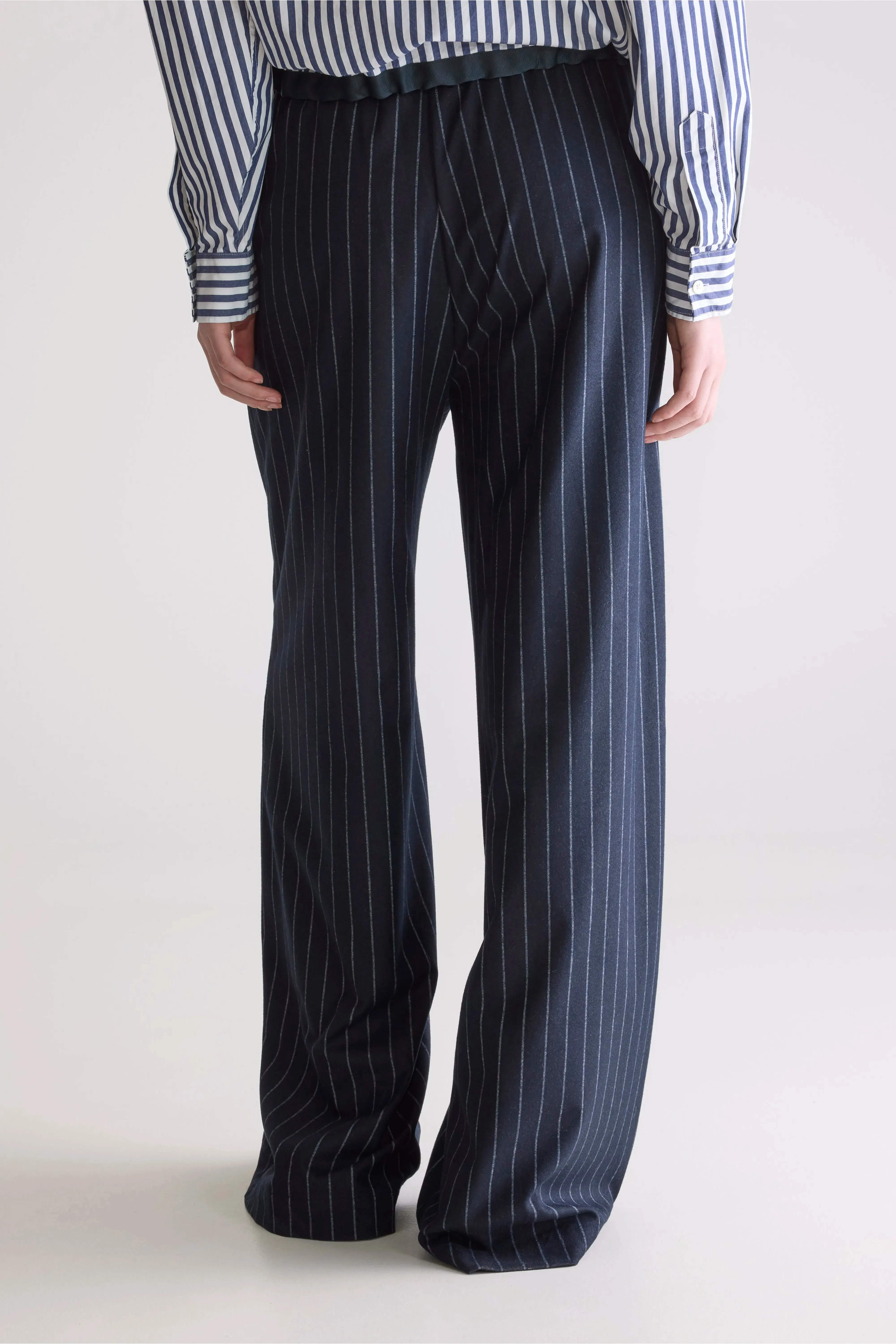 Sleek and Soft Universal Fit System Sleepy relaxed pants (252 / W / STRIPE B)