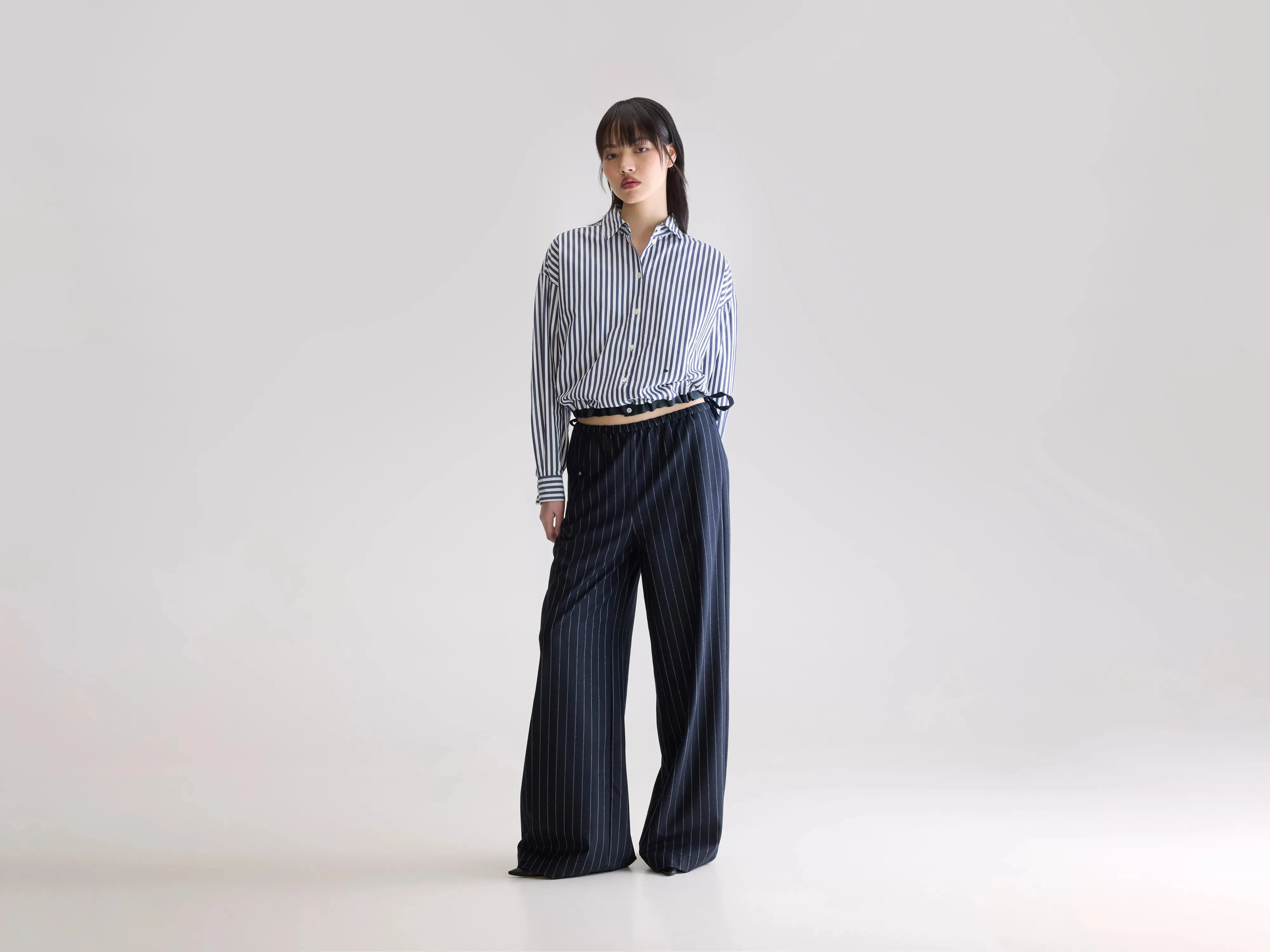 Cool Weather Sleepy relaxed pants (252 / W / STRIPE B)