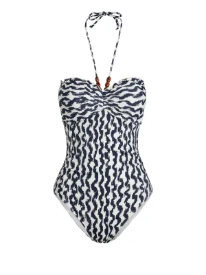 Festival Ready Sand Resistant Texture Talia One Piece In Elysia Waves
