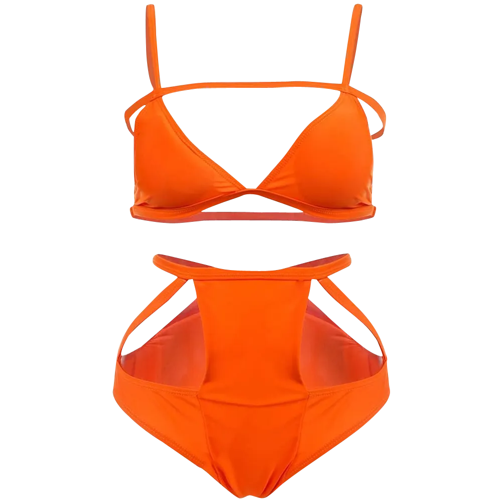 FINEJO Women's Sexy Push Up Bandage Bikini Set No Ride Up Design