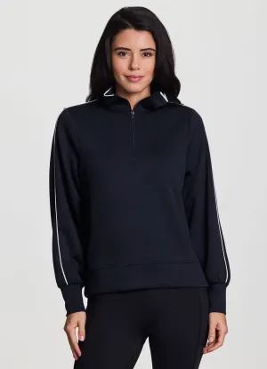 Squat Proof Fabric LuxeSoft 1/4 Zip Pullover Cozy Fit