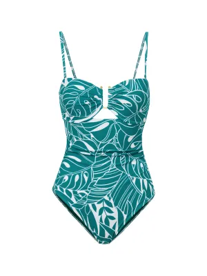 Tropical Getaway Neutral-Tones Juliette One Piece In Isle of Palms