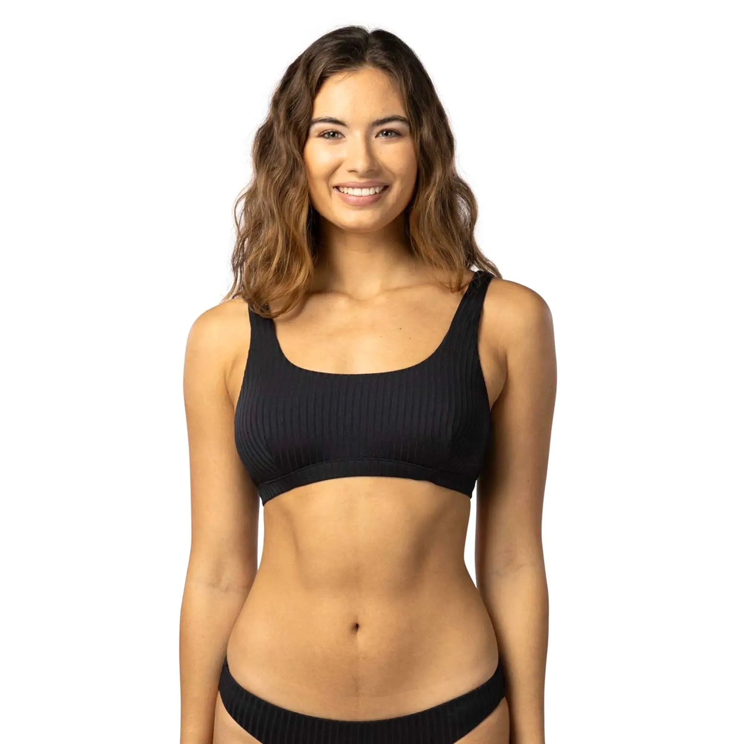 Tension Control Band Low Profile Padding Eco Premium Surf Crop Bikini Top
