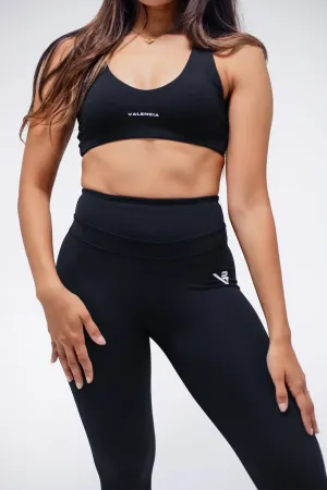 Black Infinity  Sports Bra Dance lovers All-Day Closure
