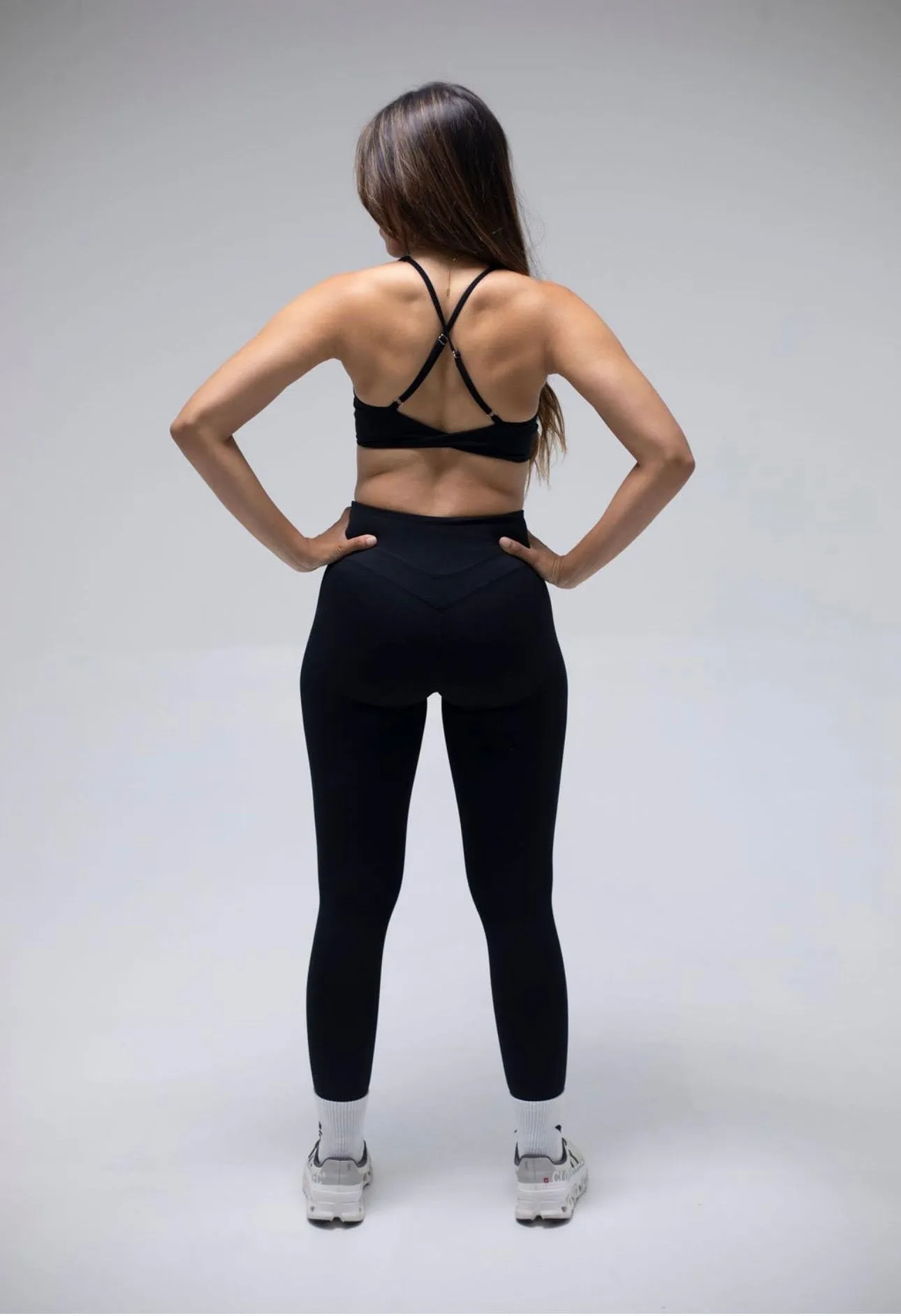 Black Infinity  Sports Bra cross-training Active Lifestyle