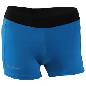 Flatlock Seams Stretch waistband Women's Rocket Fuel Fit Shorts - Turquoise