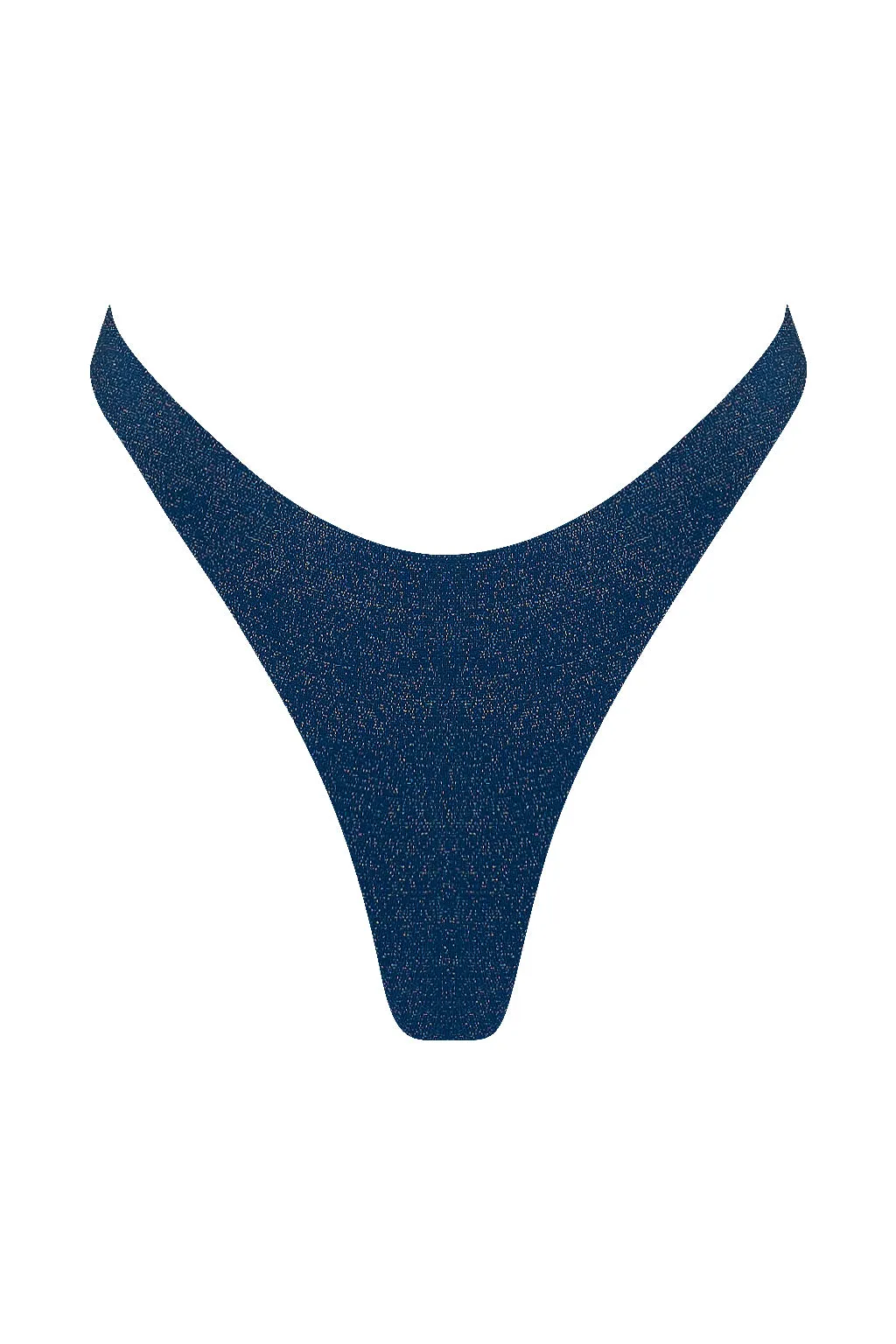 High Hip Bikini Bottom - Abyss Shimmer Compression Fit Lining Water Resistant Fabric
