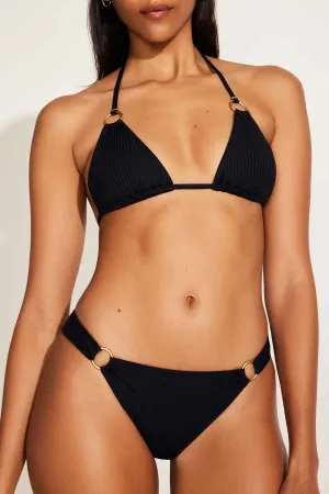 Water Resistant Lining Quick Pull Adjustment Cosmo Top - Black EcoRib