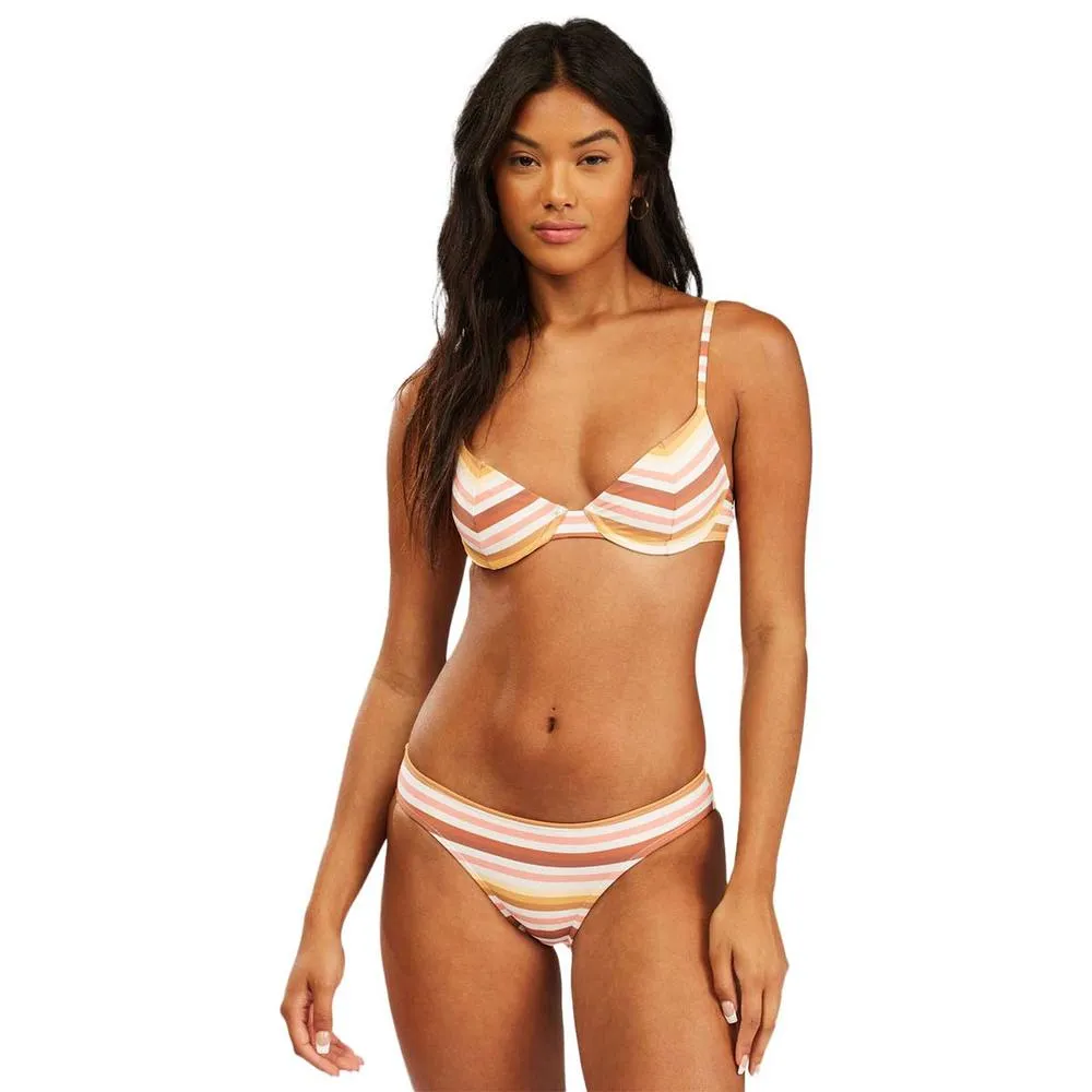 Chlorine Resistant Material Quick Release Clasps Ray Of Gold Underwire Bikini Top (Past Season)