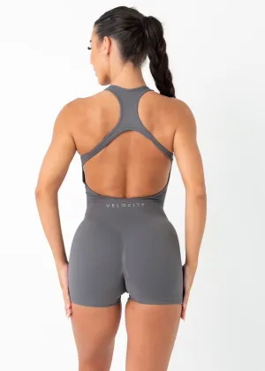 SCRUNCH CONTOUR ONE PIECE - STEEL Holiday Wear
