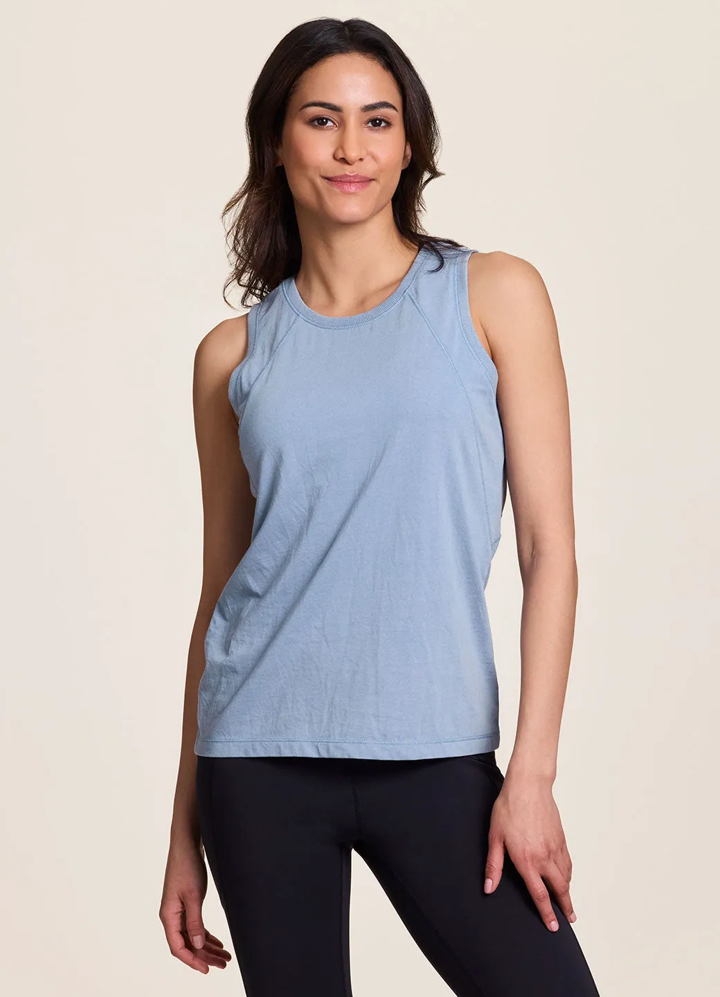 water - permeable Seascape Back Ribbed Tank