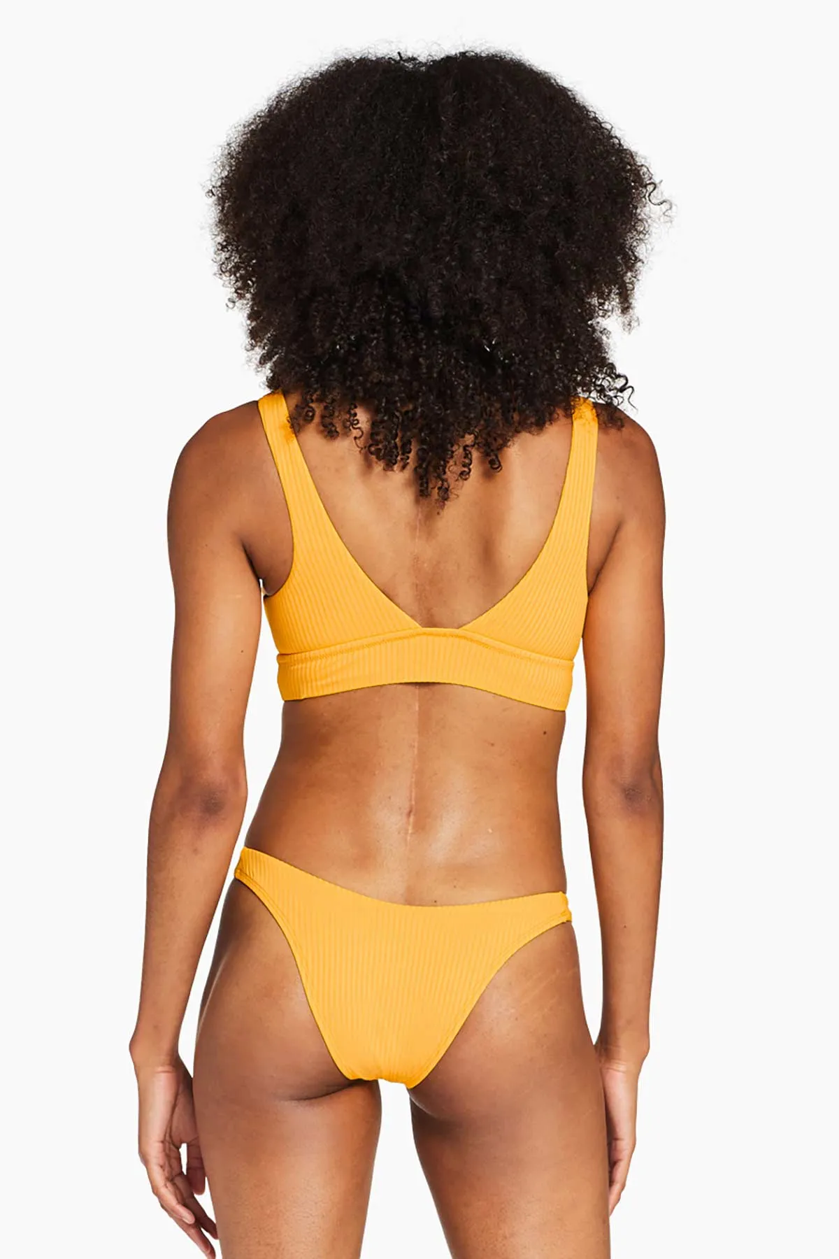 Sienna Tank - Iced Mango EcoRib Chlorine Resistant Material