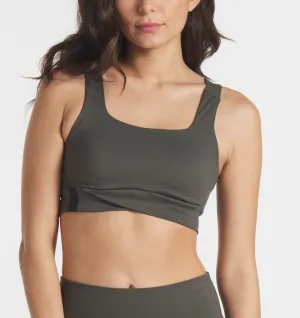 Layered Moisture Control Elastic cuffs seams Performa Longline Bra