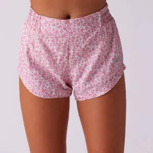 Timeless Look Women's Swift 3" Lined Short - Leopard