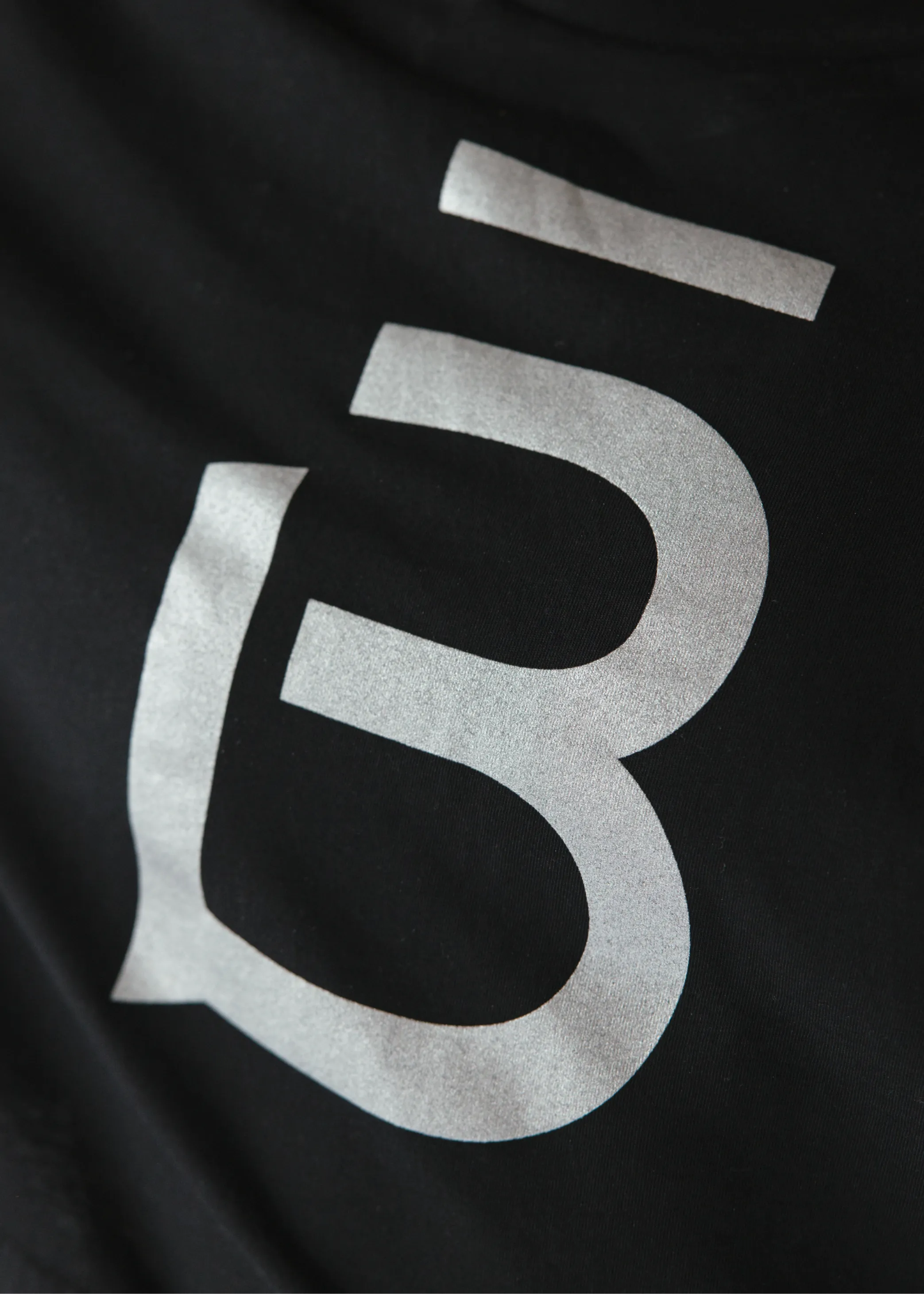StainRepellentSurface WrinkleResistant Finish b3 Big B Crop Tee - Black/Silver