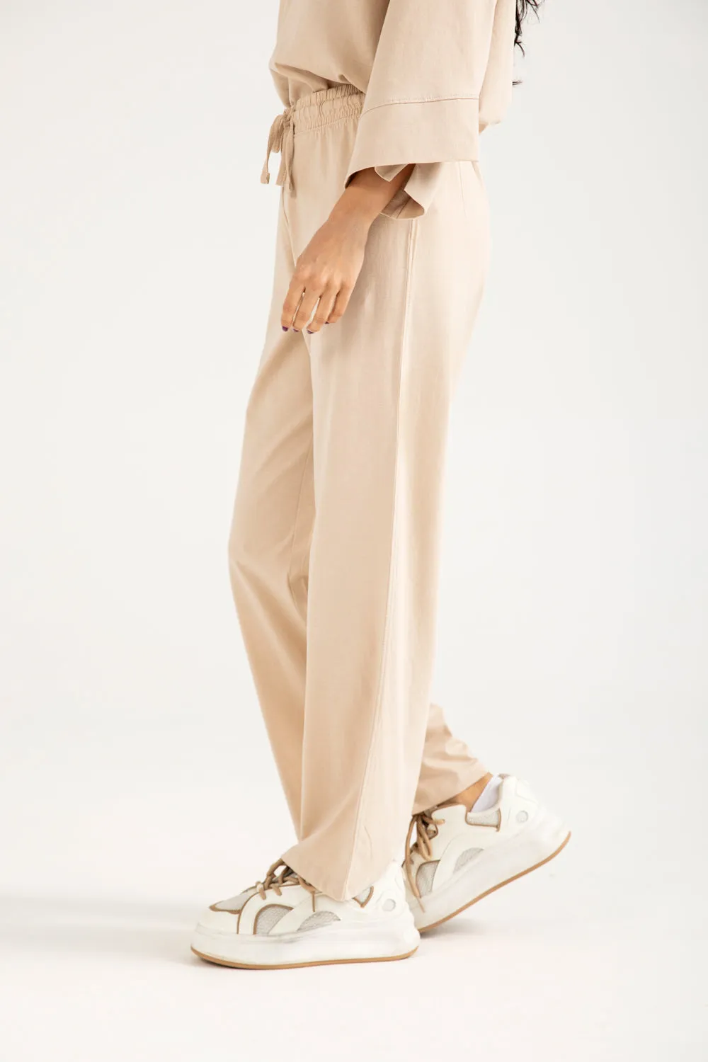 WIDE LEG TROUSERS NoBuckleDesign