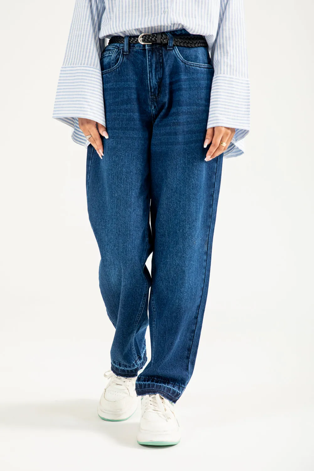 BARREL FIT DENIM RecyclablePackaging Anti Odor Treatment