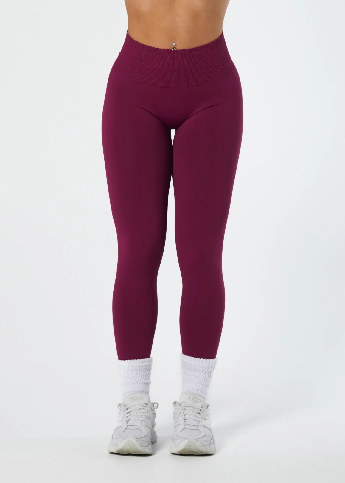 Breathable Comfort Fit SHAPE SIGNATURE LEGGINGS - BERRY