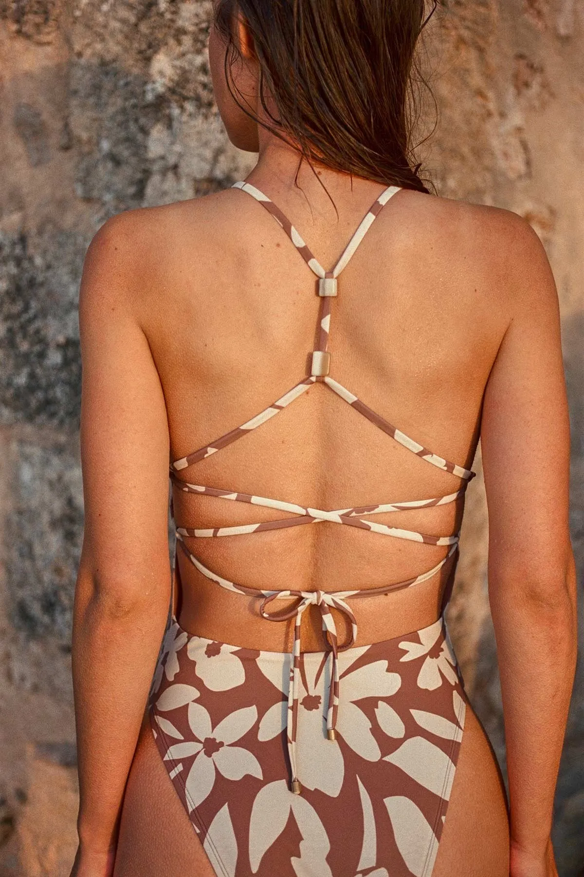 Comfort Swim Terra High Neck One Piece - Desert Flower ReLux