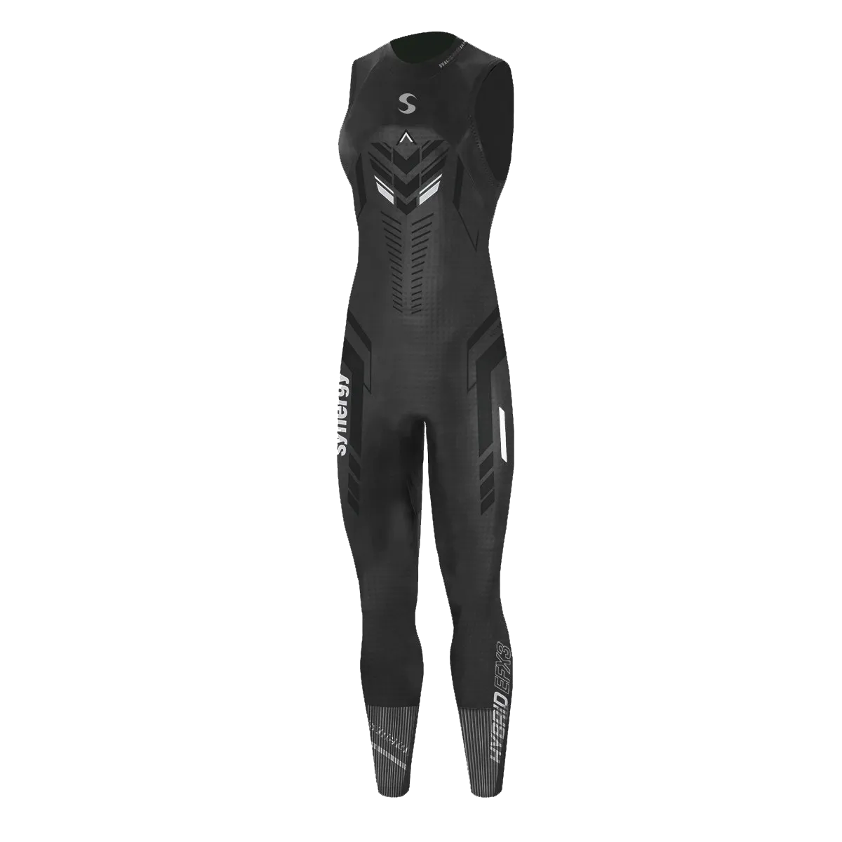 ArticulatedShoulderCut AbrasionResistant Knee Women's Hybrid EFX4 Sleeveless Triathlon Wetsuit