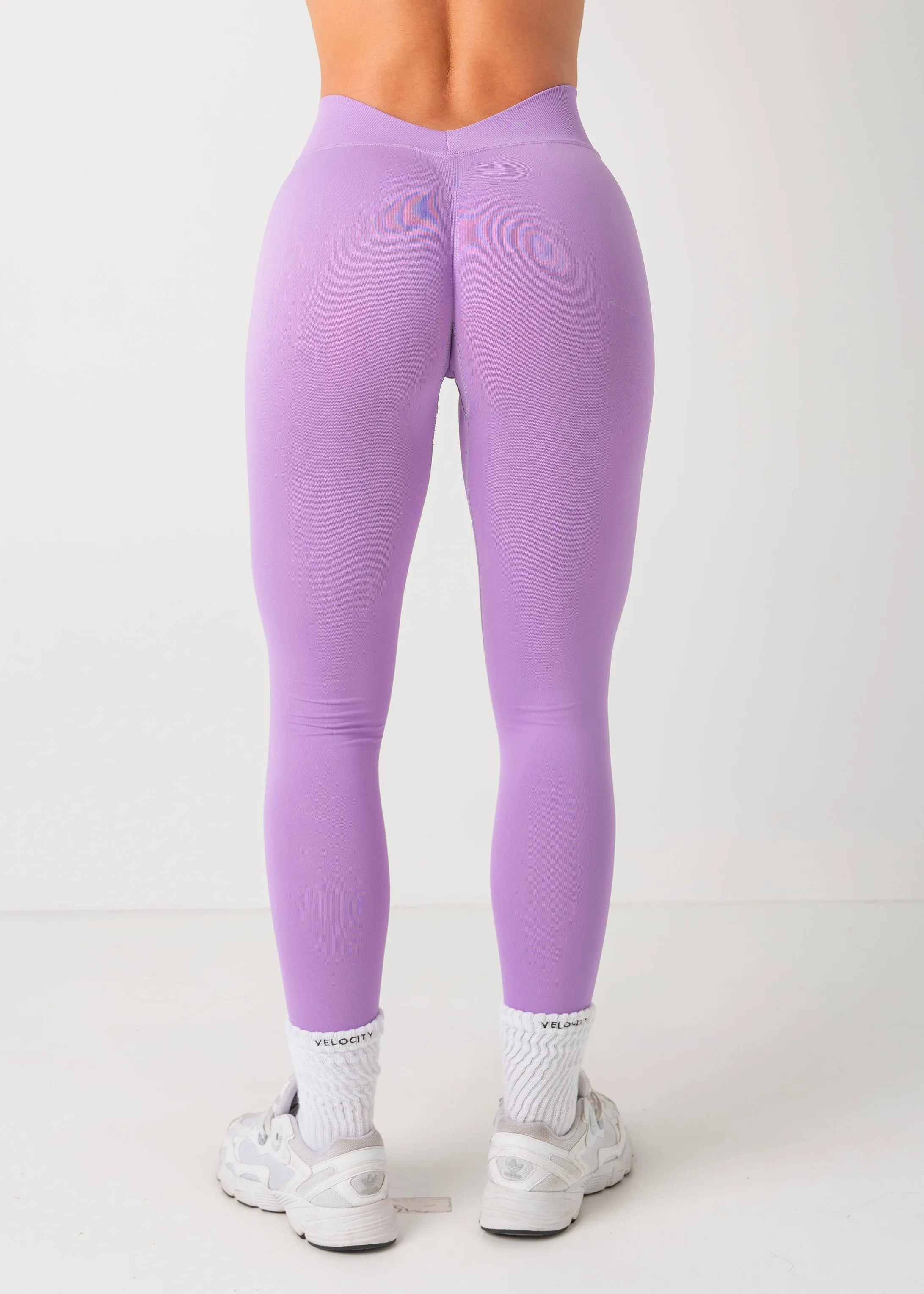 Timeless Look Soft Touch Travel Enthusiast V SCULPT SEAMLESS LEGGINGS - WARM LILAC