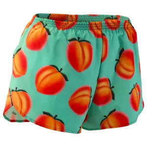 Women's Printed 1" Elite Split Shorts - Peach Perfect Hassle free maintenance