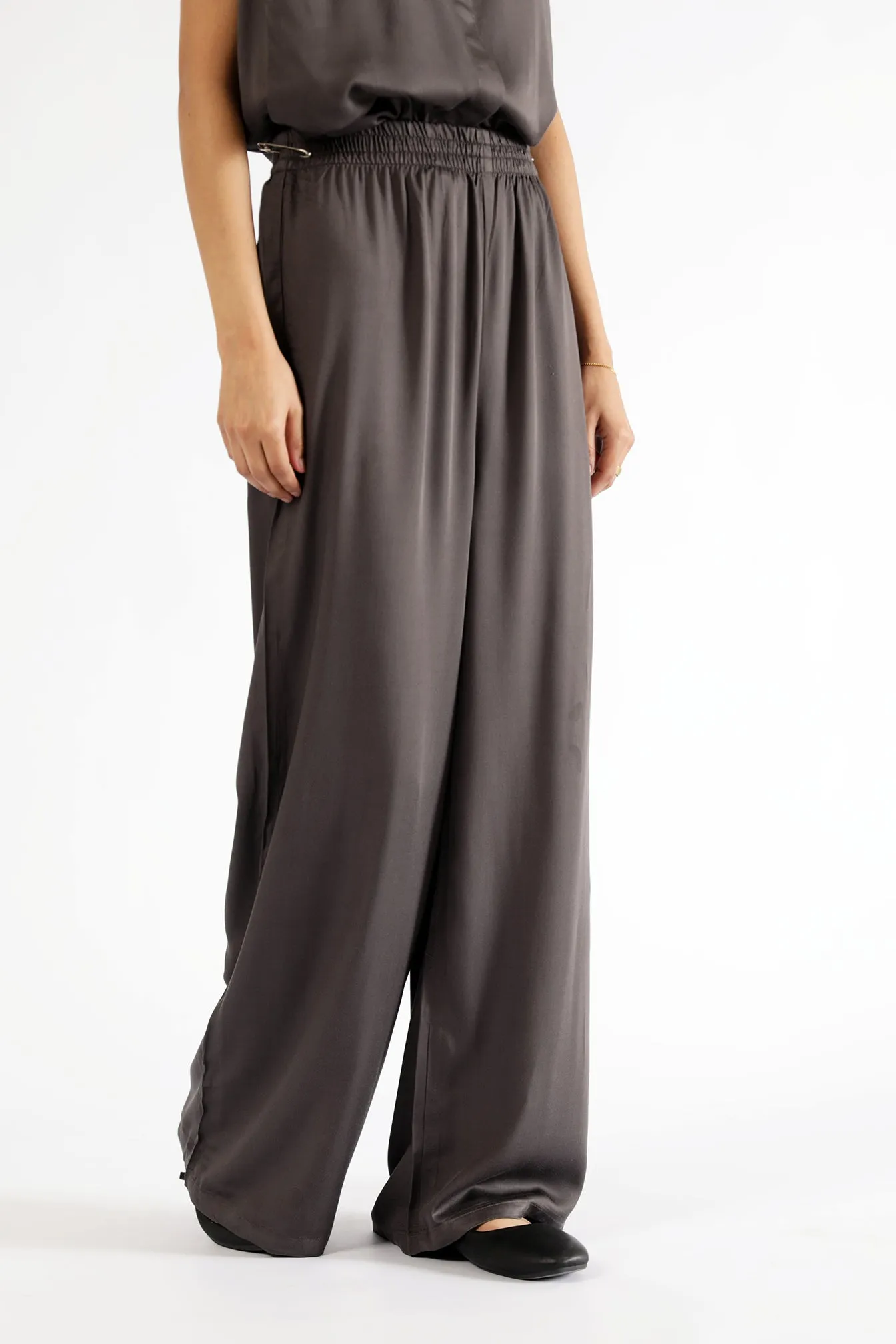 WIDE LEG FLOWY PANTS Anti Static Lining Boho chic