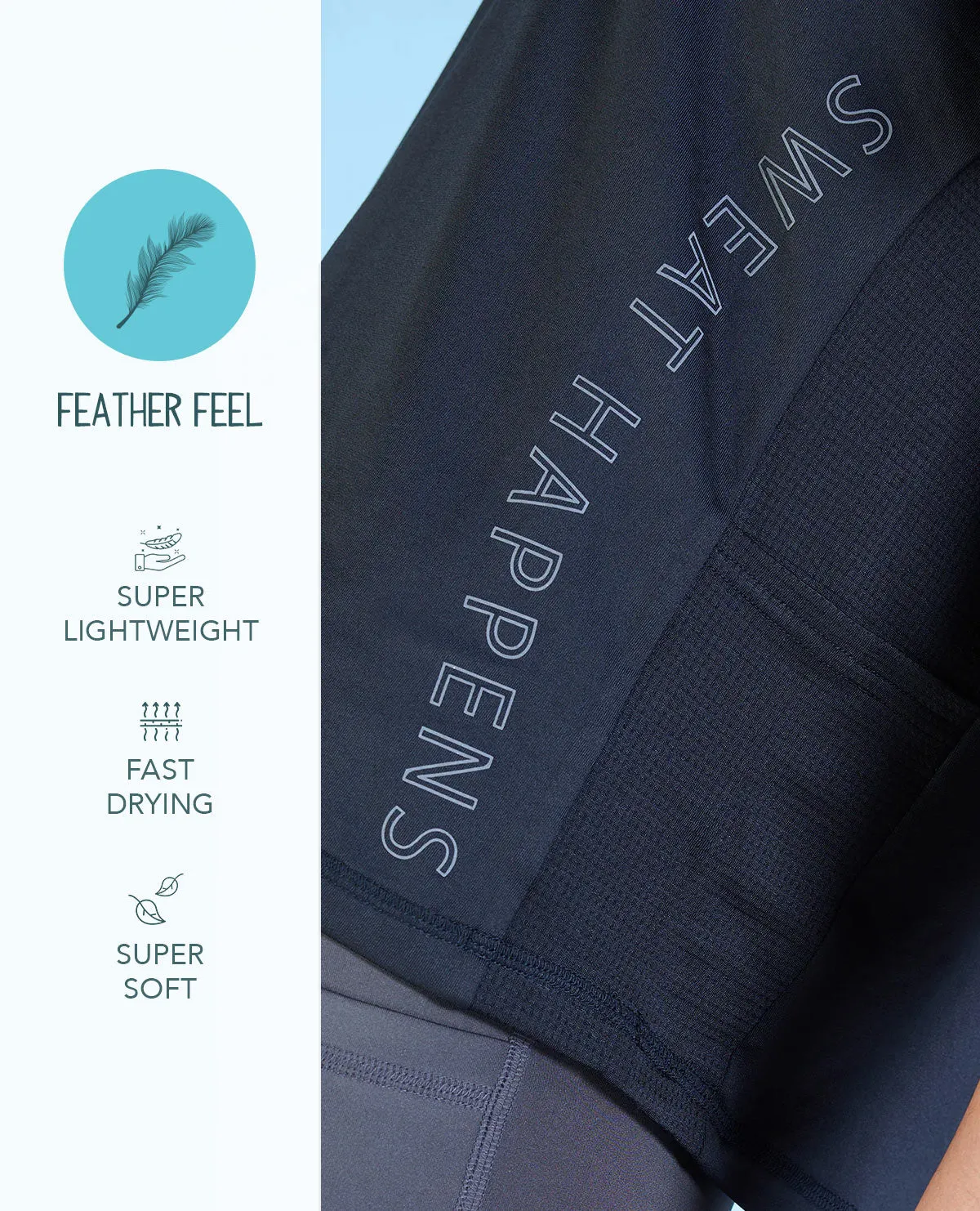 Feather Feel Gym Top Sustainable Production Process