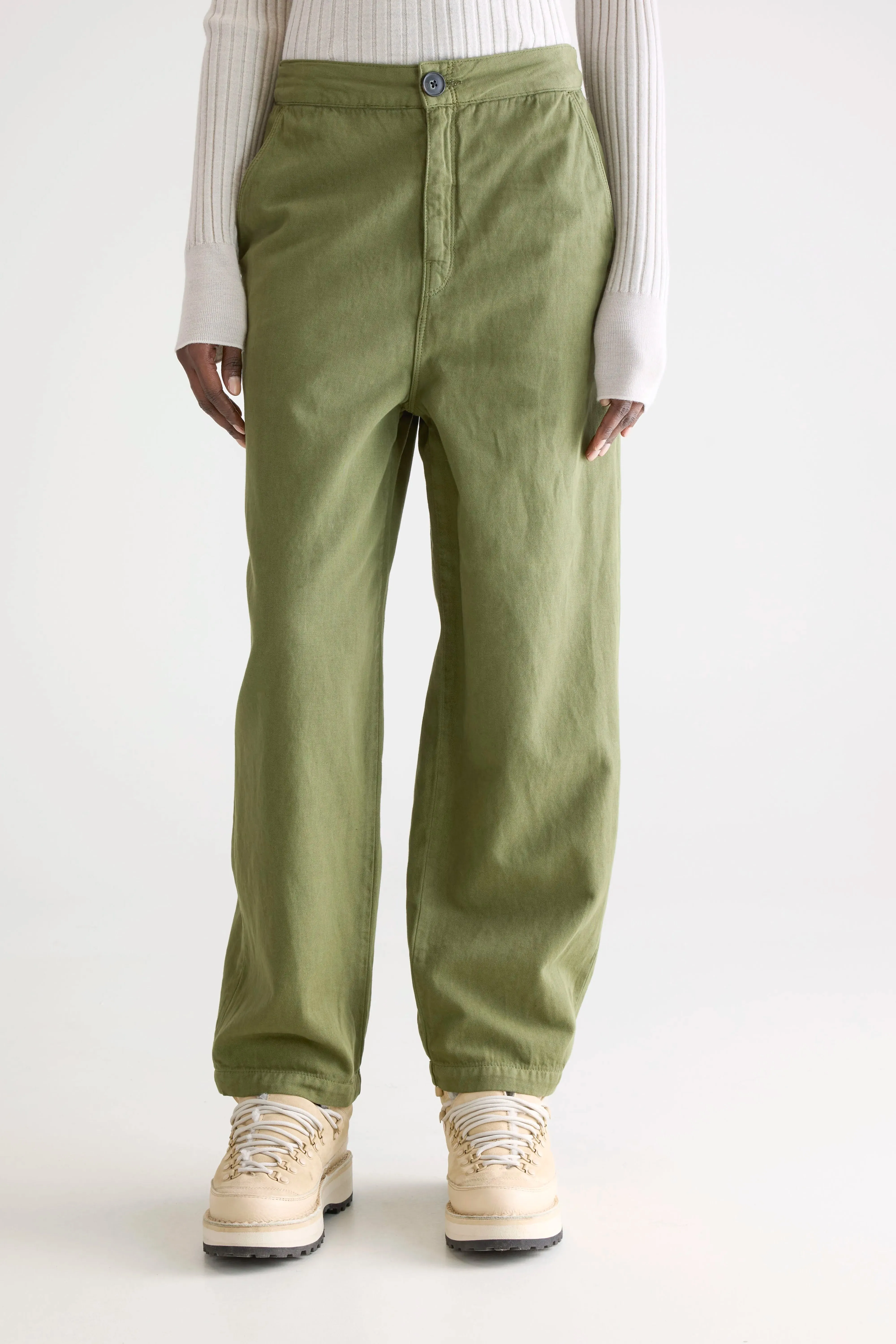 Seamless Technology Pasop relaxed trousers (252 / W / ARMY)