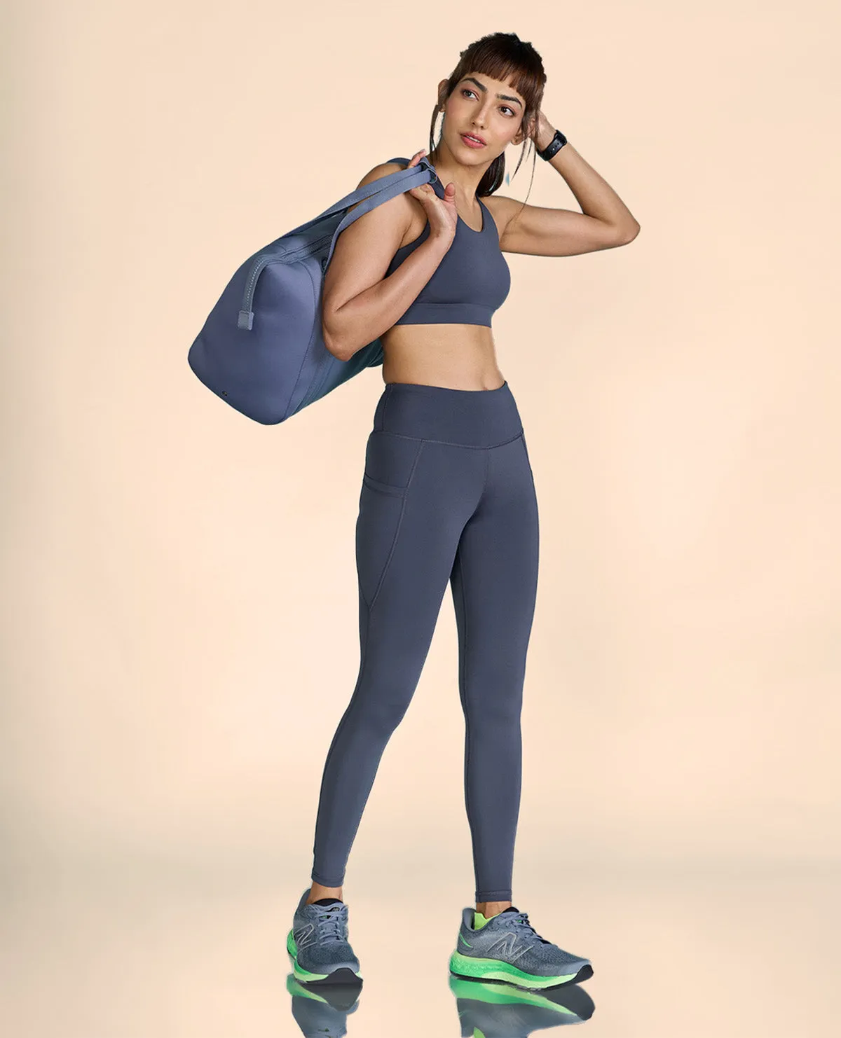 High Impact & Full Coverage Crostini Sports Bra Stretch stitching seams